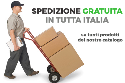 Spedizione gratuita in tutta italia - su tanti prodotti del nostro catalogo